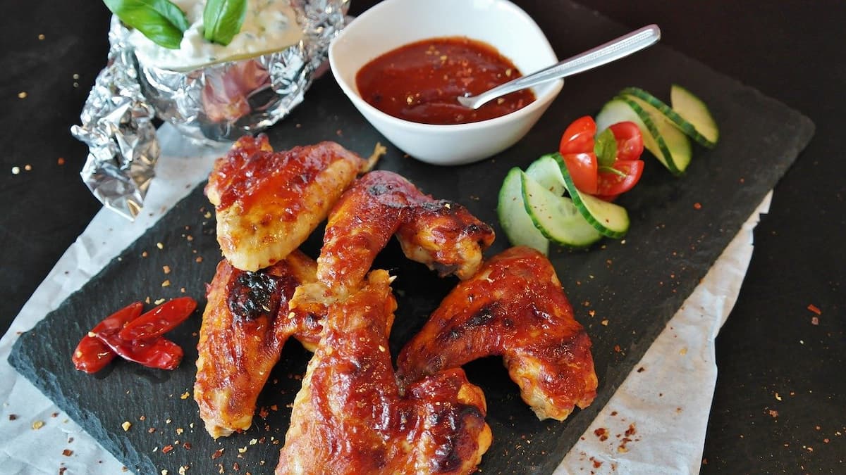 alitas de pollo barbacoa receta